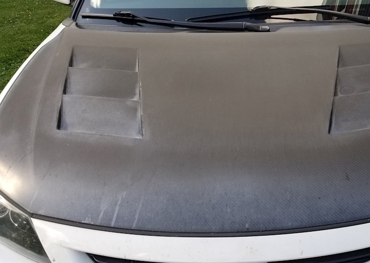 Carbon Autostyle 0042 Carbon Bonnet Stone Guard Cover Carbon Autostyle 0042 Carbon Bonnet Stone Guard Cover